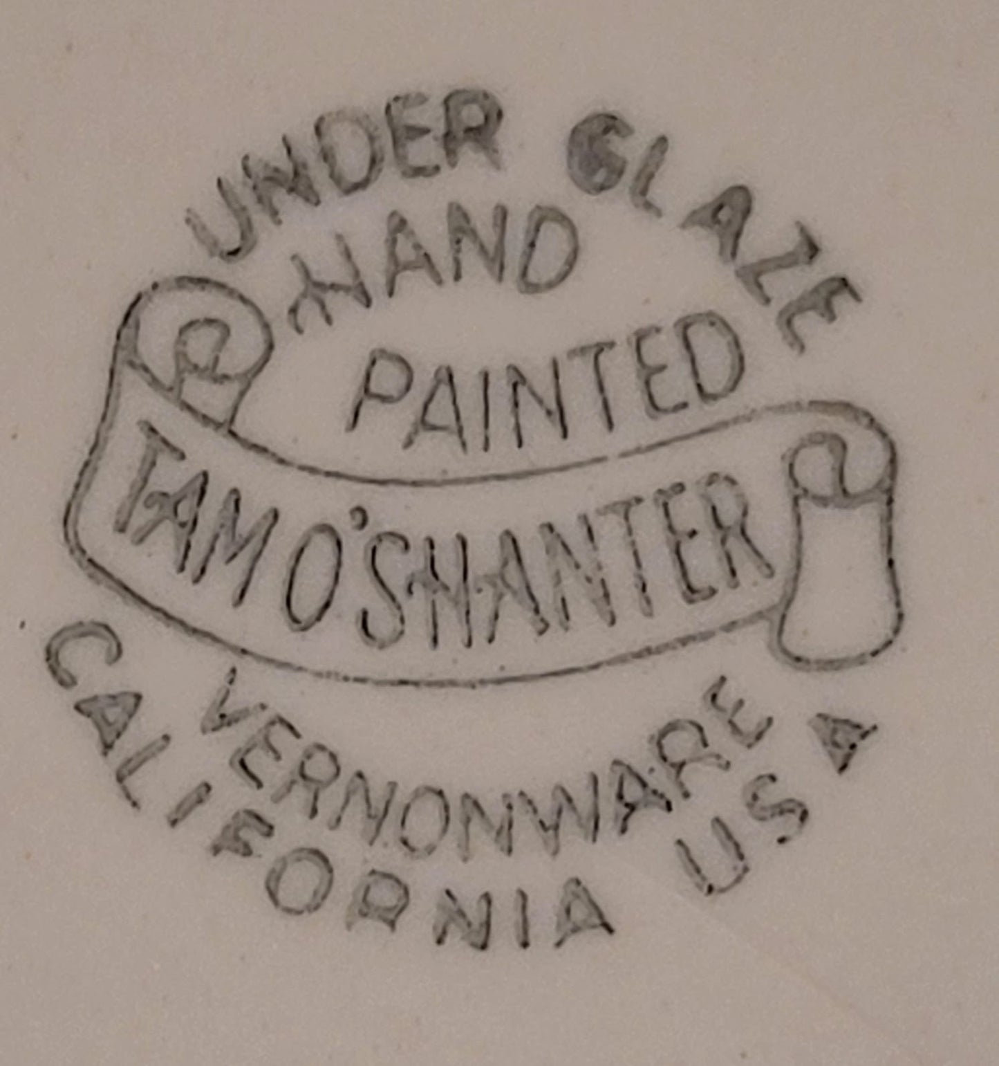 Vernonware Tam O’Shanter Dinnerware Collection