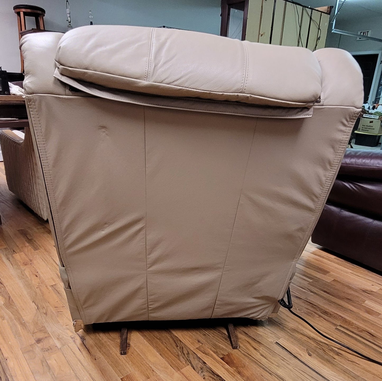 Leather Reclining Massage Chair by Lane