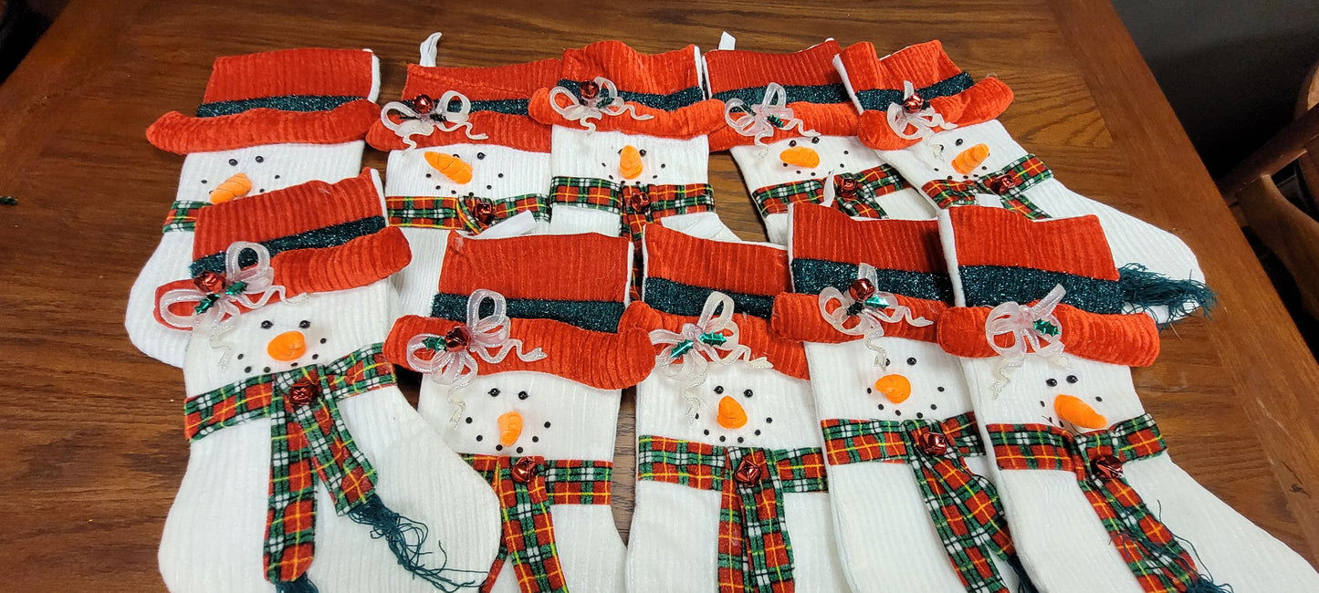Christmas Stocking - Snowman