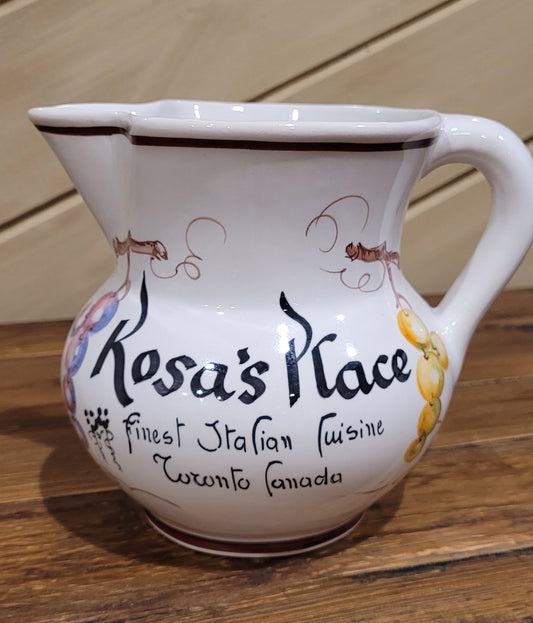 Italian Ceramic Pitcher