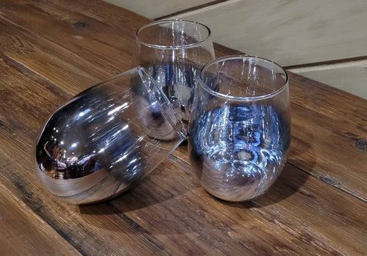 Stemless Wine Glasses (Set of 3)